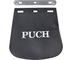 spatlap met tekst zwart puch, puch maxi