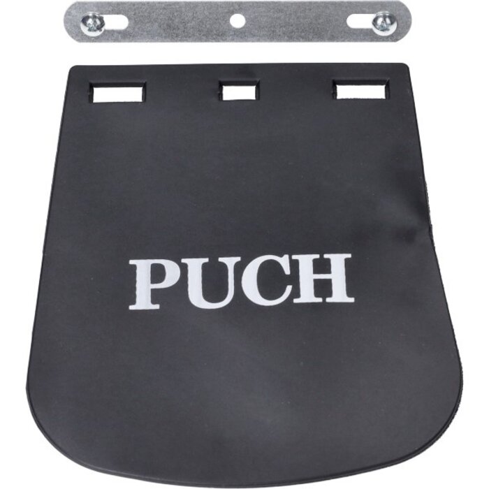 spatlap met tekst zwart puch, puch maxi