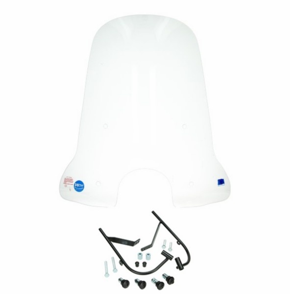 windscherm Regia met bevestigingsset hoog (made in EU) SYM 74cm helder fiddle 2