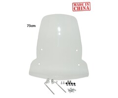 windscherm DMP met bevestigingsset hoog 73cm helder mio