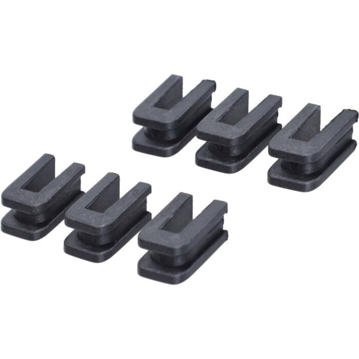 geleiderubber varioramplaat 6pcs runner 125cc, typhoon 125cc 431280