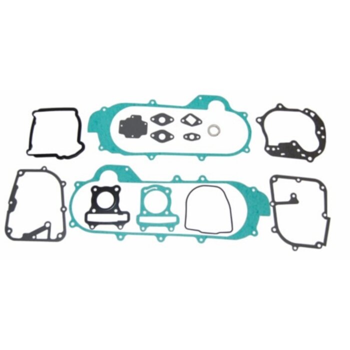 pakkingset DMP A-kwaliteit 15-delig django, fiddle, kisbee 4t, sco china 4t, sco gy6, sco kymco 4t, v-clic