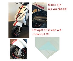 stickerset sport euro-2/4/5 AMG wit 14-delig zip2000