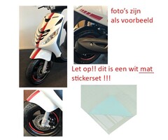 stickerset sport euro-2/4/5 AMG wit mat 14-delig zip2000