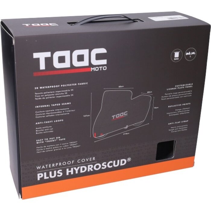 beschermhoes Taac motor &amp; maxiscooter plus hydroscud 220-n 127x219x76 L zwart