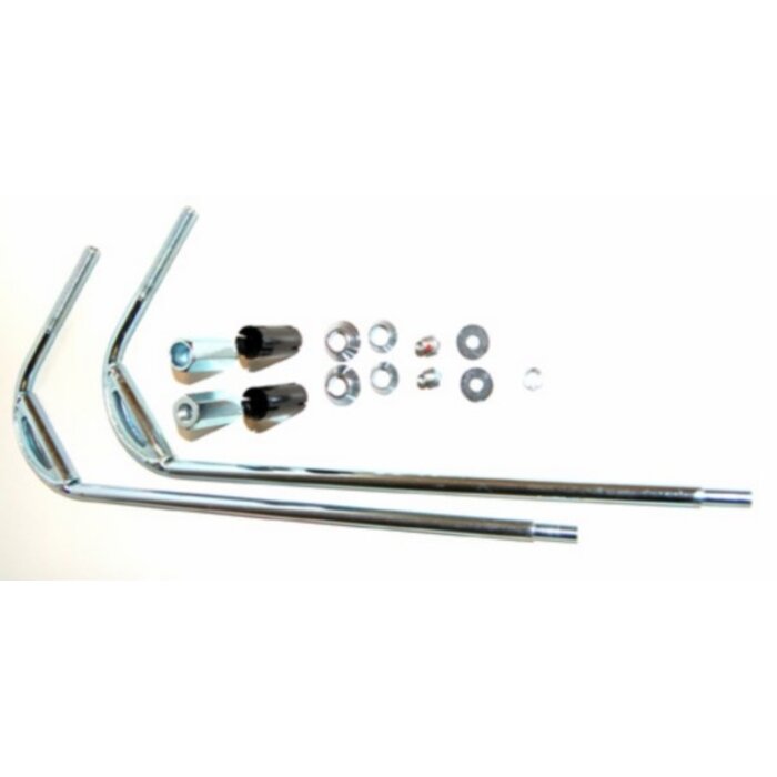 windscherm Piaggio origineel bevestigingset chroom vespa lx, vespa S 602871m