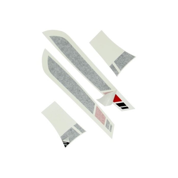 stickerset Piaggio origineel zijscherm zw/rd (2018-2019) sprint sport 2h001932000a1