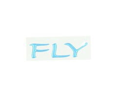 sticker Piaggio origineel zijscherm links/rechts 3d blauw fly 622275