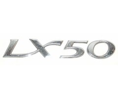 sticker Piaggio origineel woord [lx50] zijscherm 8.5cm aluminium 656221