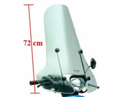 windscherm Piaggio origineel met bevestigingsset hoog 72cm helder zip2000 582338