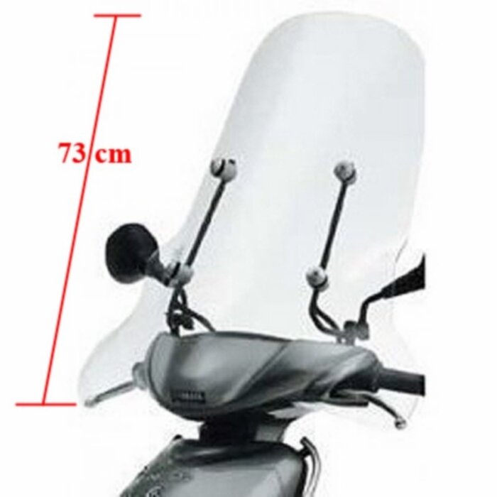 windscherm Yamaha origineel met bevestigingsset hoog 73cm helder neo2002 5rnw07100000