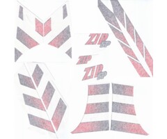 stickerset Piaggio origineel zip sp, zip2000sp 65263600a2