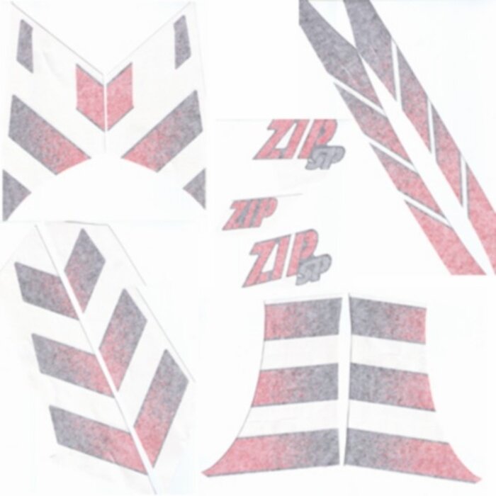 stickerset Piaggio origineel zip sp, zip2000sp 65263600a2