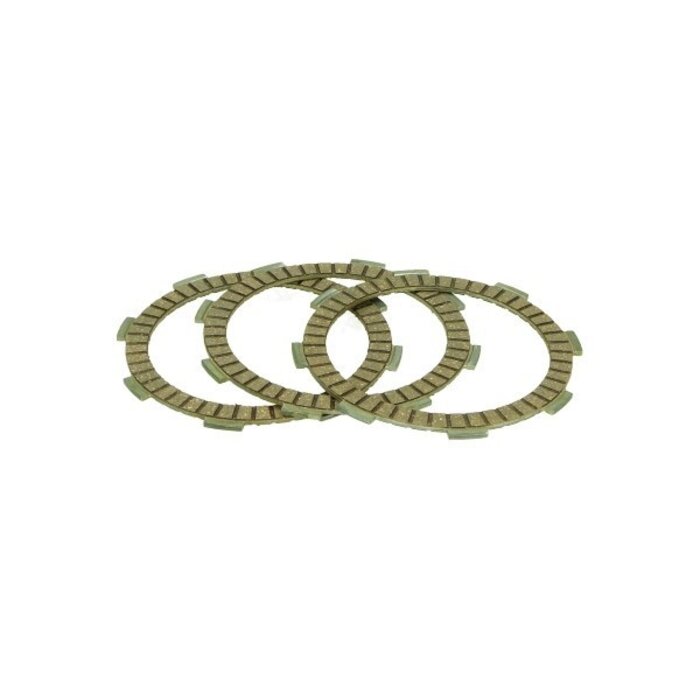 koppelingsplaatset newfren 50cc/80cc 3-delig mb, mbx, mt, mtx, nsr