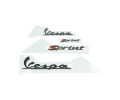 stickerset vespa smoke 4-delig sprint
