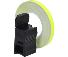 sticker universeel cif wielbies + montage-adapter 6 meter geel fluor