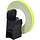 sticker universeel cif wielbies + montage-adapter 6 meter geel fluor