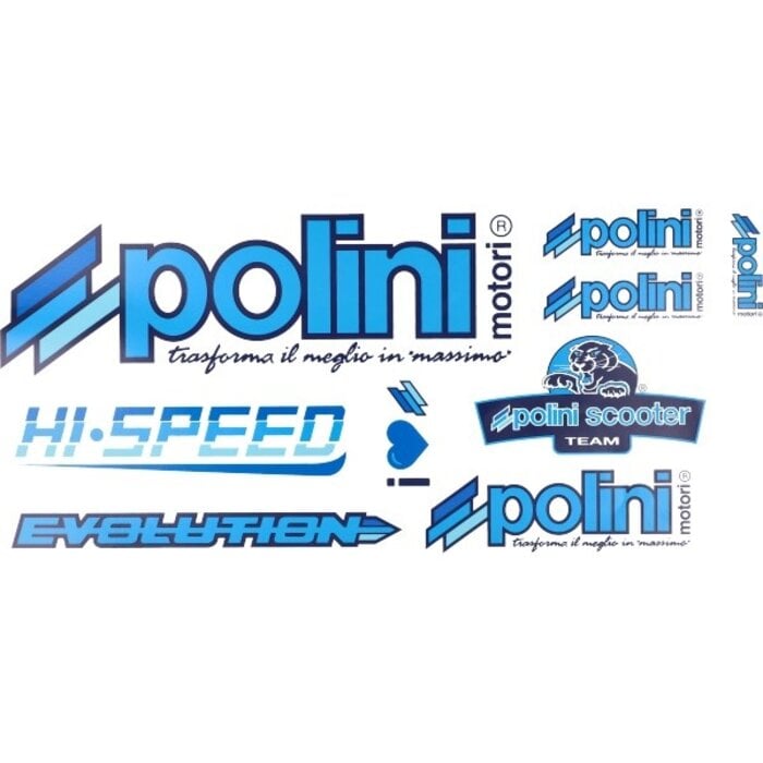 stickerset polini 30x17cm 9-delig 225.020