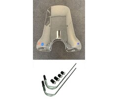 windscherm Regia met bevestigingsset hoog (made in EU) tot 2022 helder gts 250cc, gts alle mod., gts super 300cc