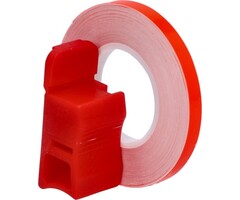 sticker universeel cif wielbies + montage-adapter 6 meter rood fluor