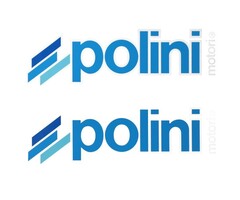 sticker polini 23x8cm wit 225.022