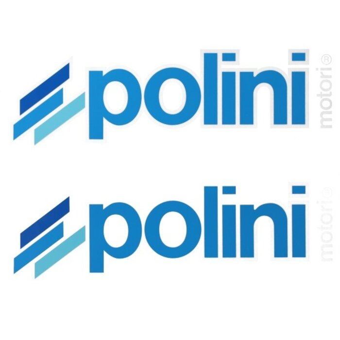 sticker polini 23x8cm wit 225.022