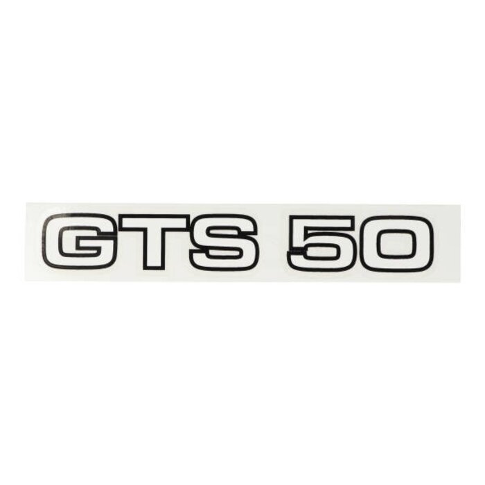 sticker wit/zwart gts 50, zundapp