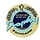 sticker rond tank Trophy 1975 goud/blauw/zwart zundapp
