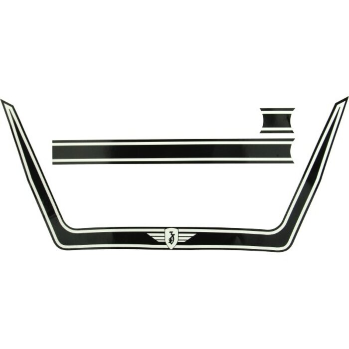 stickerset spoiler benzinetank 1976-1979 zwart/wit zundapp 529