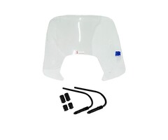 windscherm Regia met bevestigingsset model origineel laag (made in EU) helder sprint