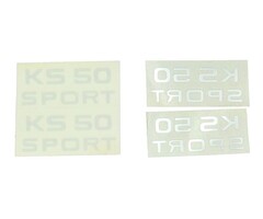 sticker zilver ks50 sport, zundapp