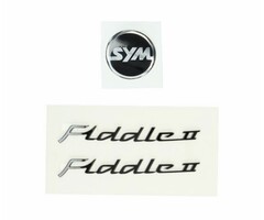 stickerset zwart fiddle 2