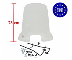 windscherm Regia met bevestigingsset hoog (made in EU) helder jet, symphony, tweet