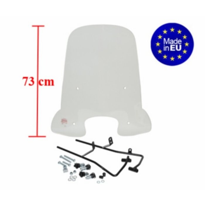 windscherm Regia met bevestigingsset hoog (made in EU) helder jet, symphony, tweet