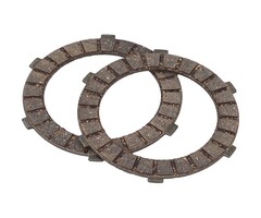 koppelingsplaatset newfren 2-delig monza, mv50, puch DS50, maxi 2-speed