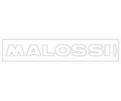 sticker universeel malossi woord [malossi] 14cm wit 339778=op=op