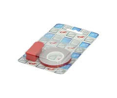 sticker universeel wielbies + montage-adapter rood