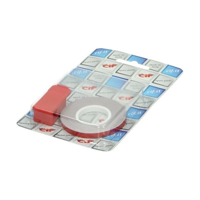 sticker universeel wielbies + montage-adapter rood