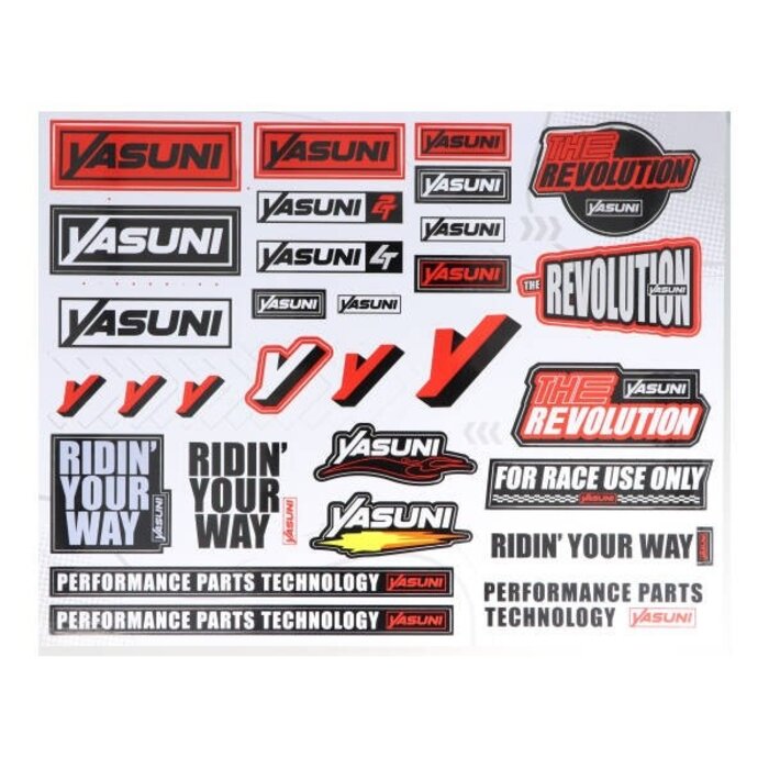 stickerset yasuni maat 35x45cm