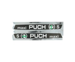 stickerset frame maxi S zwart/chroom puch maxi