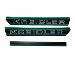 stickerset benzinetank zwart/groen kreidler