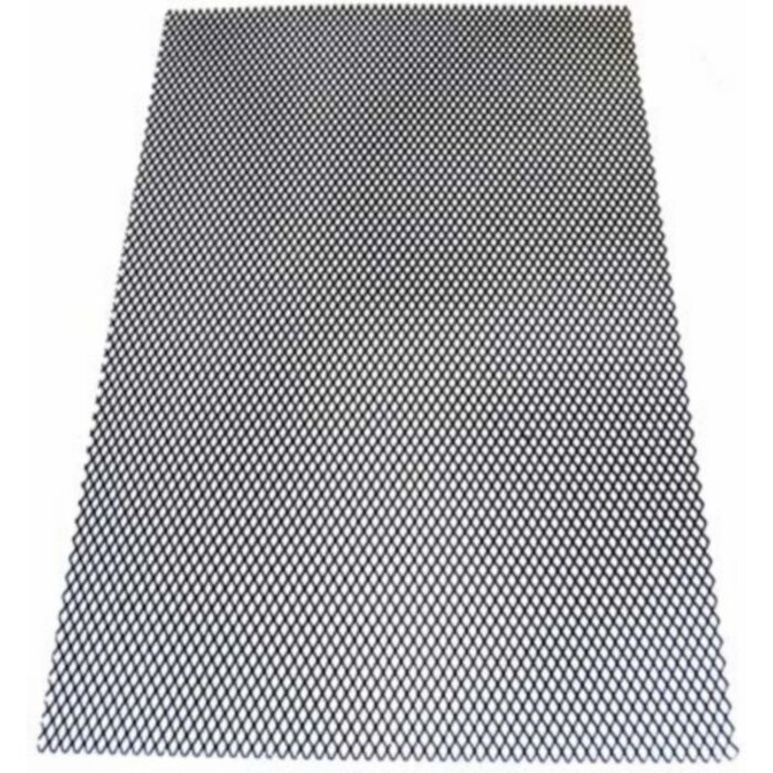 rooster DMP grof aluminium (racegaas) 30x50cm zwart