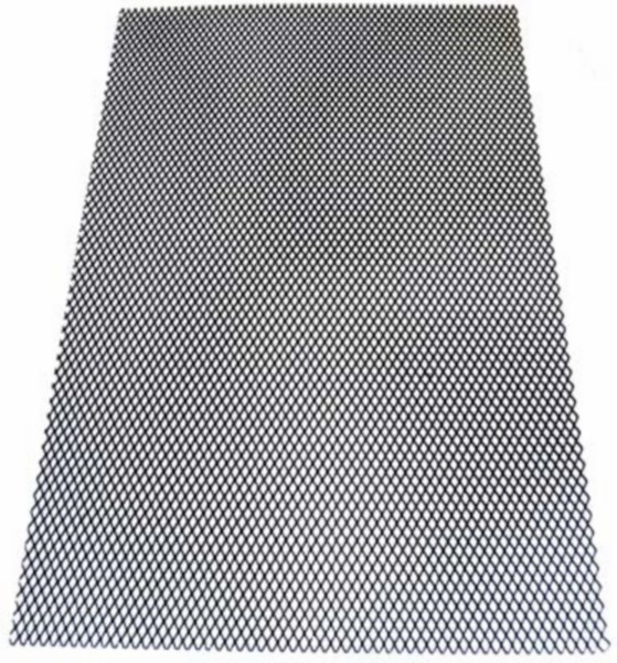 rooster DMP grof aluminium (racegaas) 30x50cm zwart