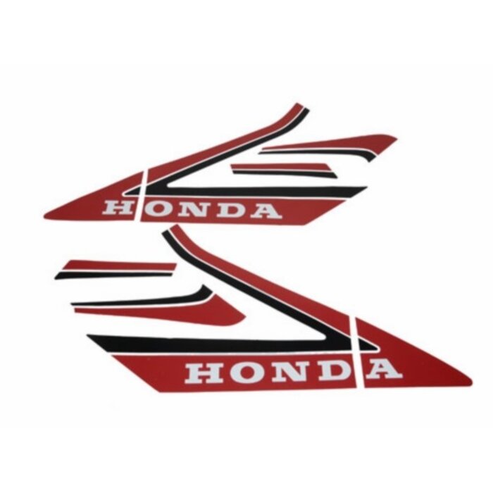 stickerset falko model 1987 Honda rood/wit 8-delig mb 010385
