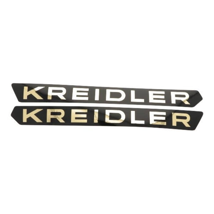 stickerset benzinetank 1973-1975 zwart/goud kreidler