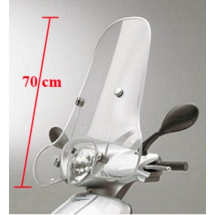 windscherm Piaggio origineel met bevestigingsset hoog helder fly, fly rst 622846