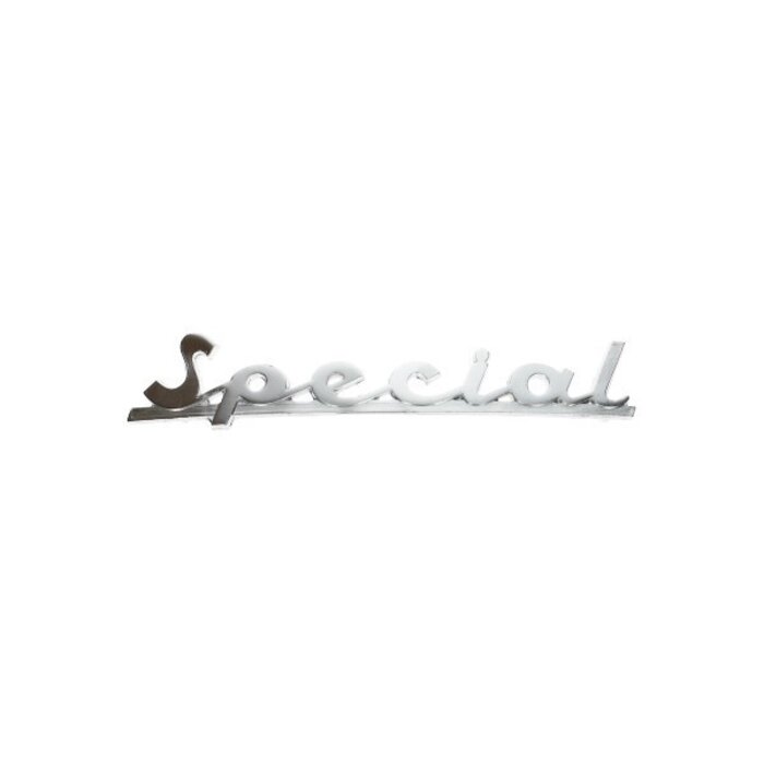 logo klik woord [special] 13.5cm 13.5cm aluminium vespa