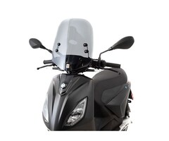windscherm isotta met bevestigingsset laag smoke Piaggio1+ (one)