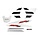 stickerset Piaggio origineel aprilia, sr 125/200 2h004784000a4