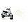 stickerset Piaggio origineel voorwiel geel elettrica, primavera, sprint 2h002849000a6